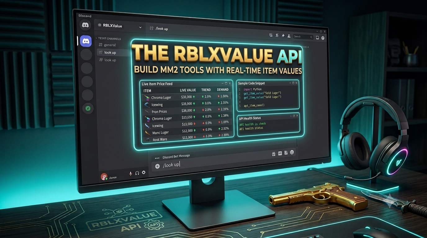 The RBLXValue API — Build MM2 Tools With Real-Time Item Values