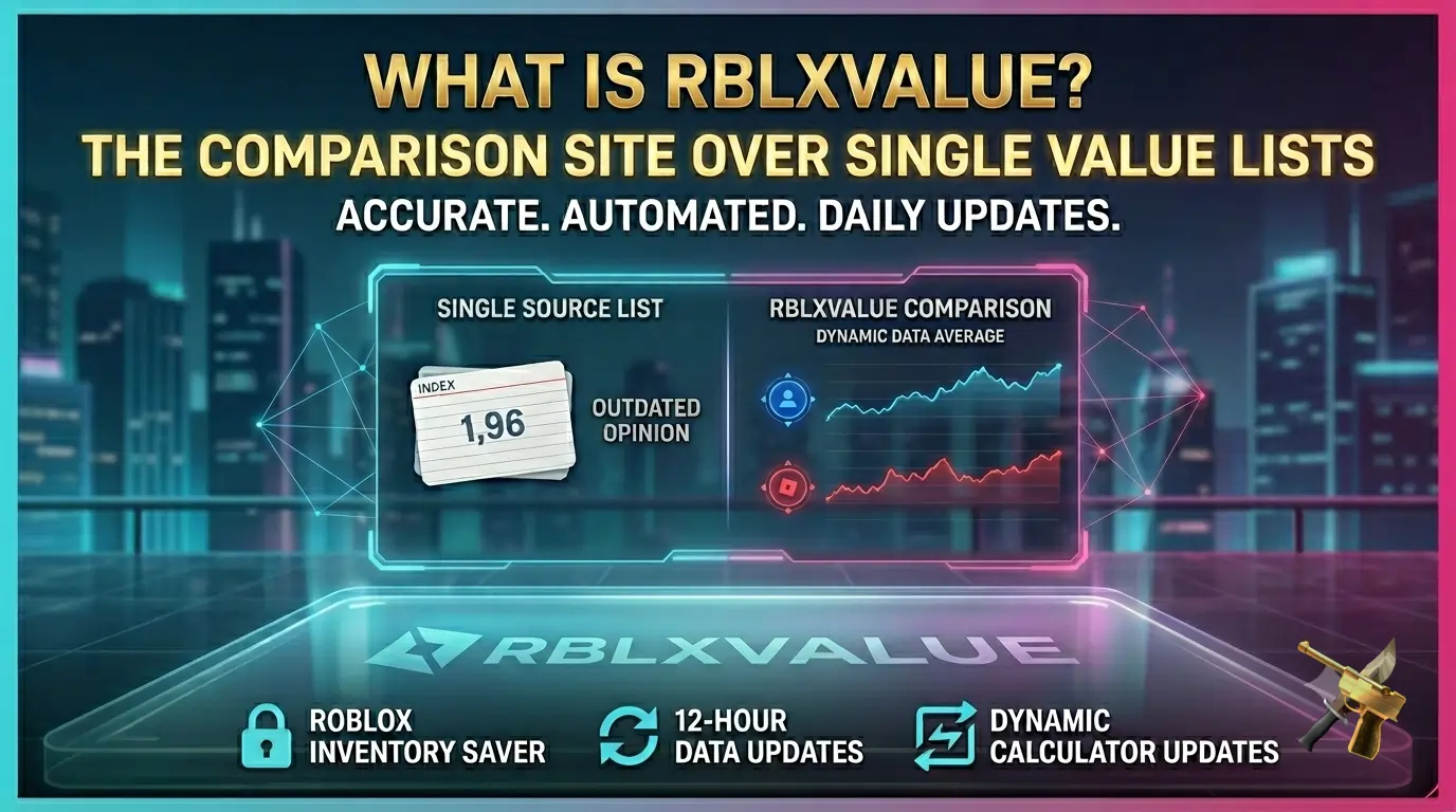 What is RBLXValue? Why You Should Use a Comparison Site Over Traditional Value Lists