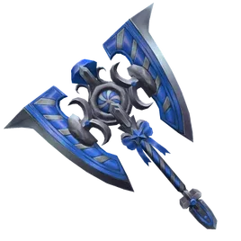 Blue Swirly Axe — MM2 unique knife