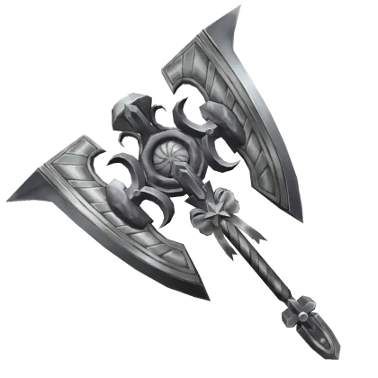 Silver Swirly Axe — MM2 unique knife
